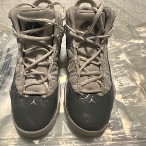Jordan 6 Rings "Cool Grey" Kids/Toddler Size 2Y Sneakers - 323432-121